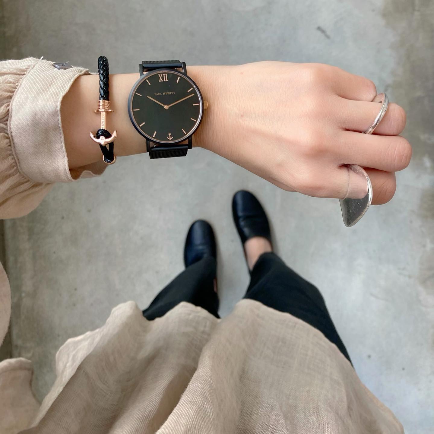 Sailor Line ブラックサンレイ/ブラックメッシュ(39mm)