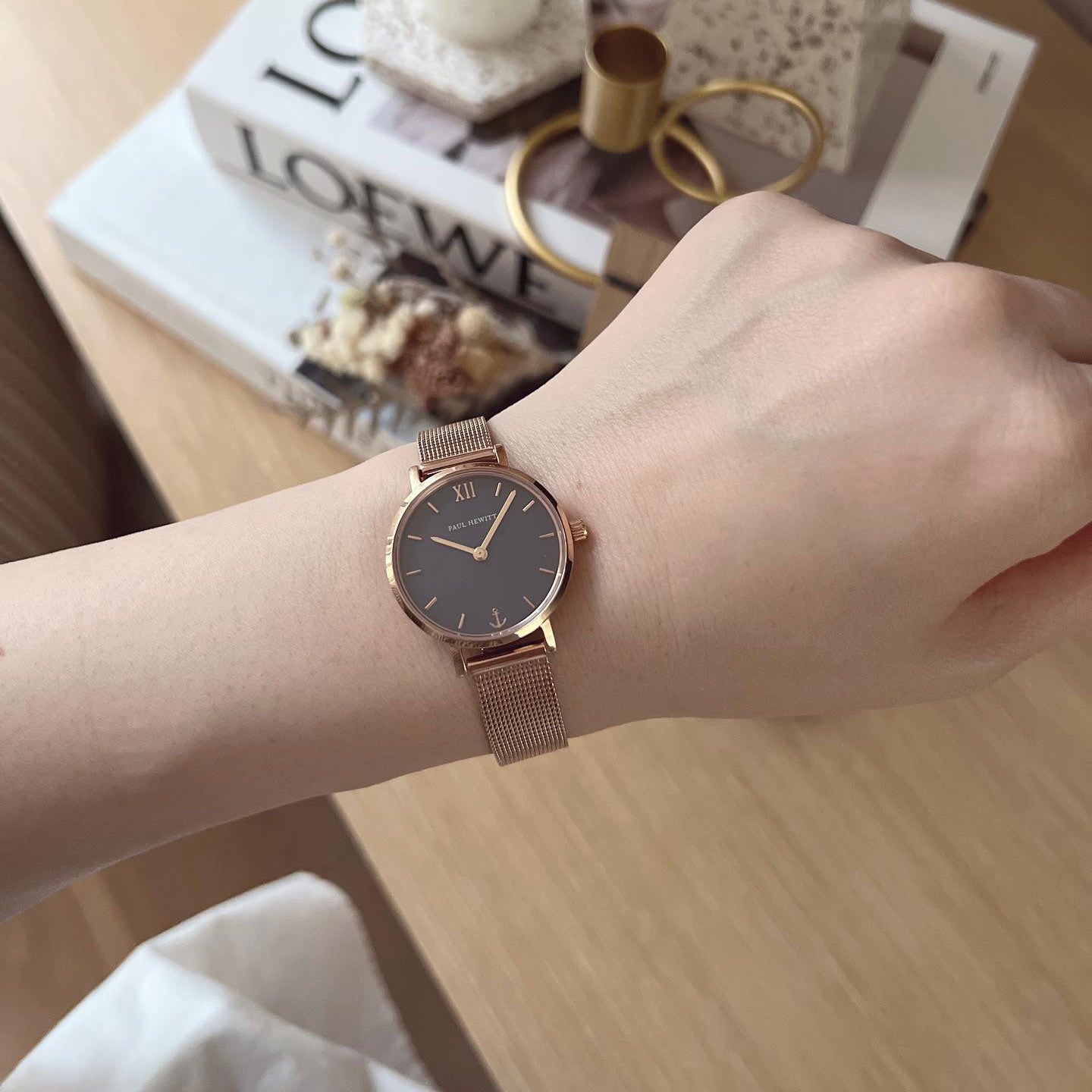 Sailor Line Modest ブルーラグーン/ローズゴールドメッシュ