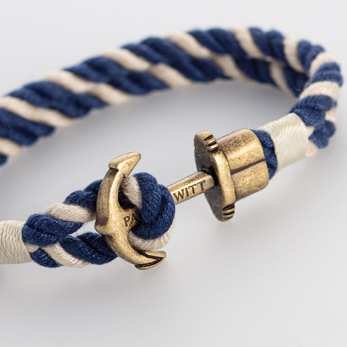 Vintage PHREP Bracelet Brass マリンネイビーマリニウム