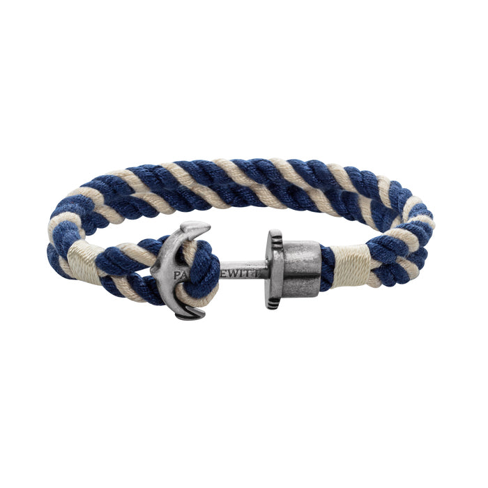 Vintage PHREP Bracelet Silver マリンネイビーマリニウム