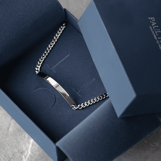 Men ID マリニウム Bracelet シルバー