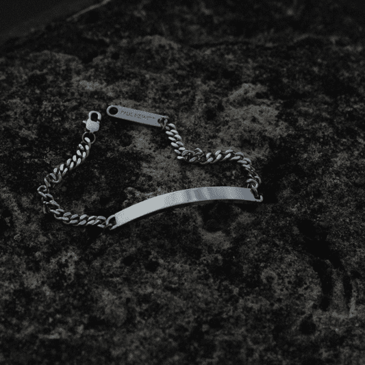 Men ID マリニウム Bracelet シルバー