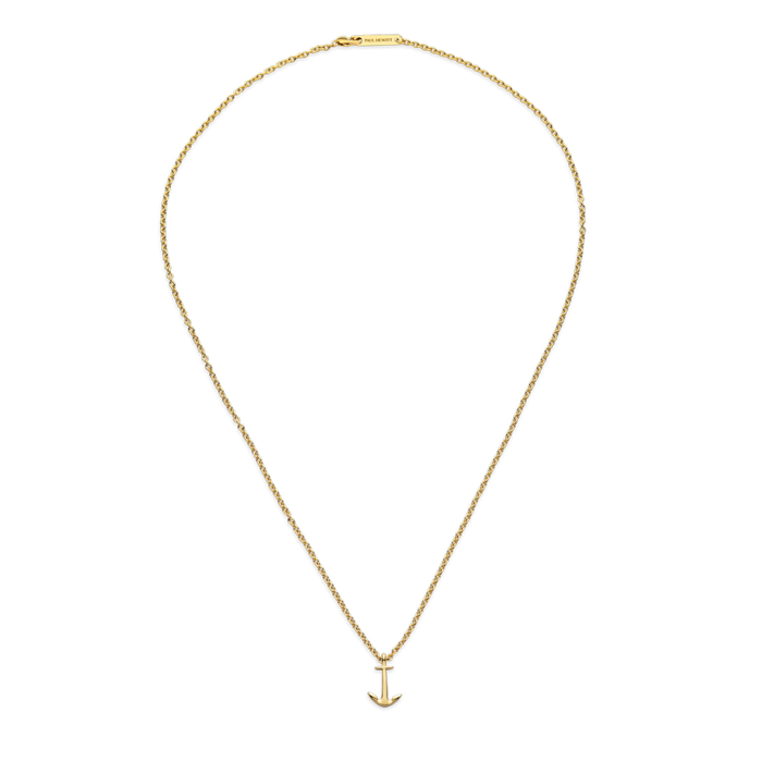 Men Anchor マリニウム Necklace ゴールド