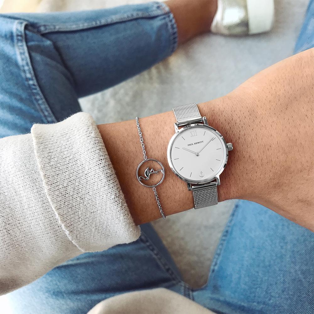 【サルベージ品30%OFF】Sailor Line Modest ホワイトサンド/シルバーメッシュ - ポールヒューイット日本公式サイト