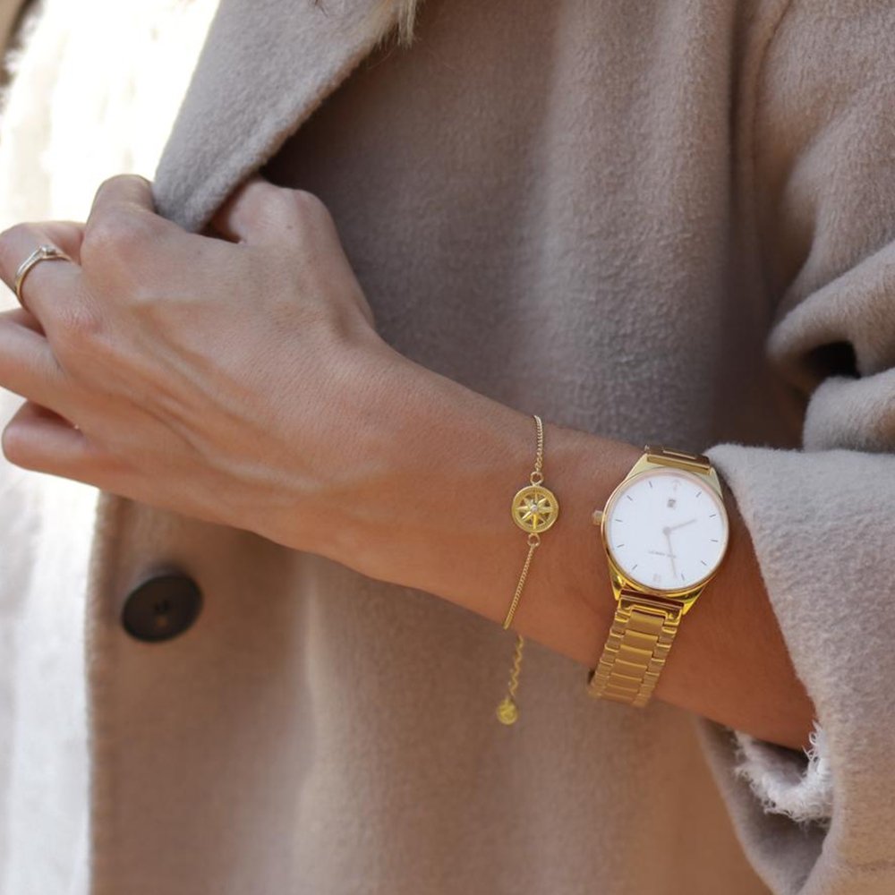 Bracelet CompassRose ゴールド - ポールヒューイット日本公式サイト