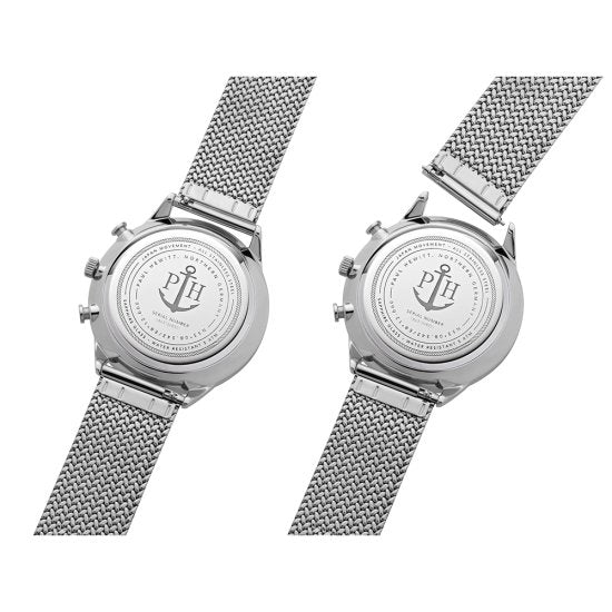 Chrono Line ホワイトサンド/シルバーメッシュ - ポールヒューイット日本公式サイト