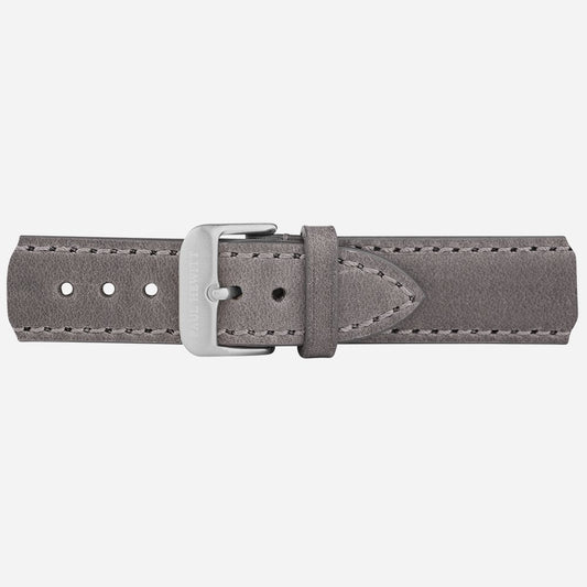 ウォッチストラップ シルバーレザーグレー - ポールヒューイット日本公式サイト