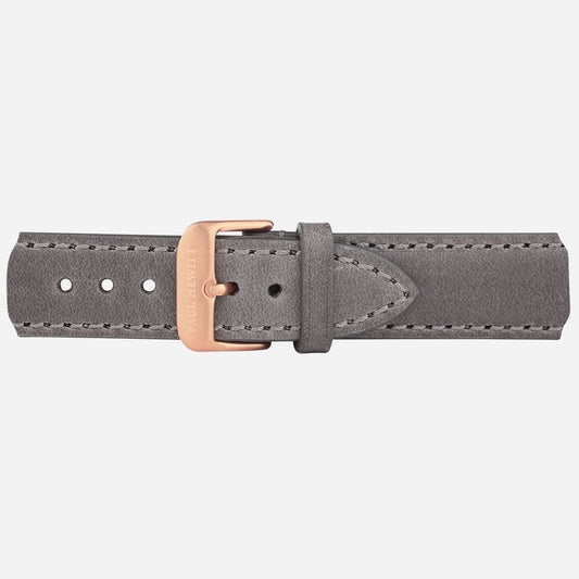 ウォッチストラップ ローズゴールドレザーグレー - ポールヒューイット日本公式サイト