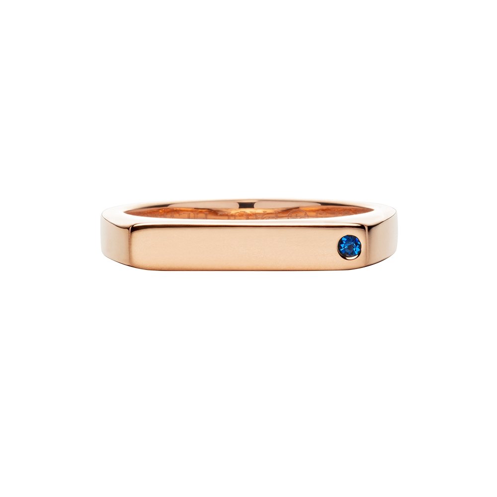 SIGNET BRILLIANT CUT Ring ローズゴールド - ポールヒューイット日本公式サイト