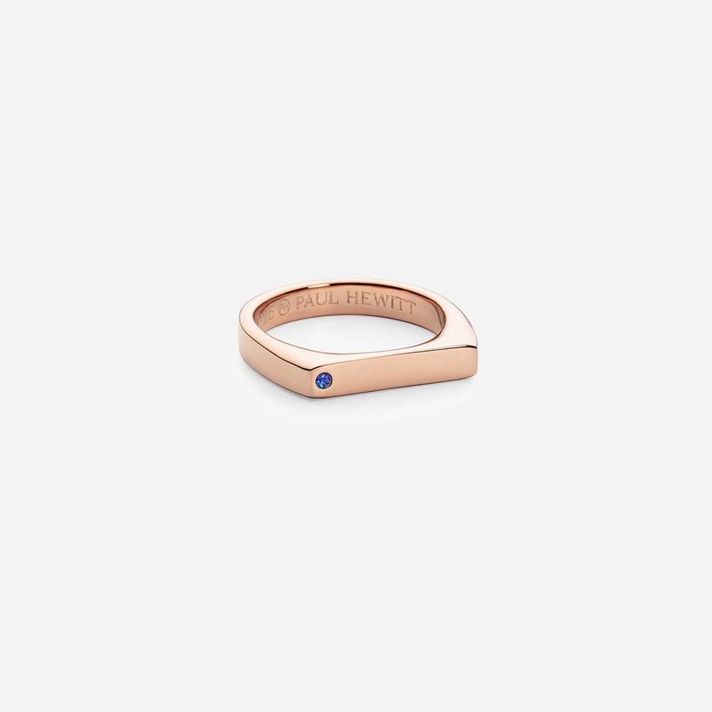 SIGNET BRILLIANT CUT Ring ローズゴールド - ポールヒューイット日本公式サイト