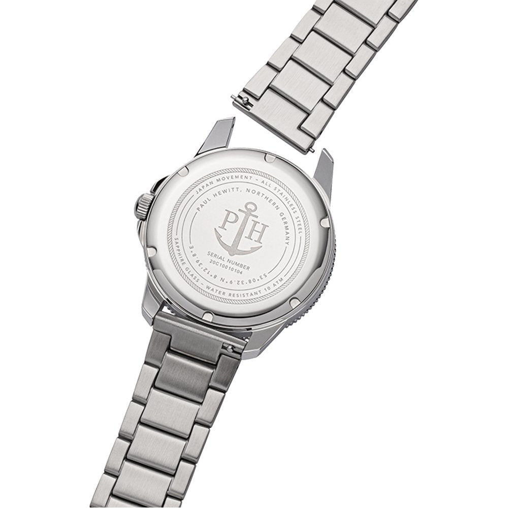 TideRunner ピュアブラック/シルバーメタル - ポールヒューイット日本公式サイト