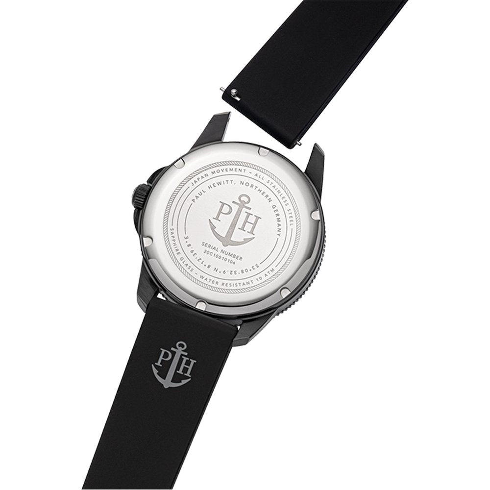 TideRunner ピュアブラック/ブラックシリコン - ポールヒューイット日本公式サイト
