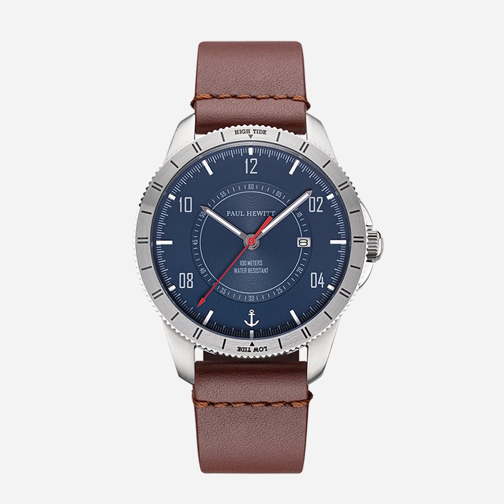 TideRunner ブルー/ブラウンレザー - ポールヒューイット日本公式サイト