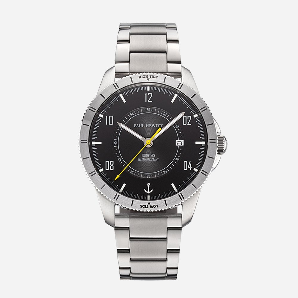 TideRunner ピュアブラック/シルバーメタル - ポールヒューイット日本公式サイト