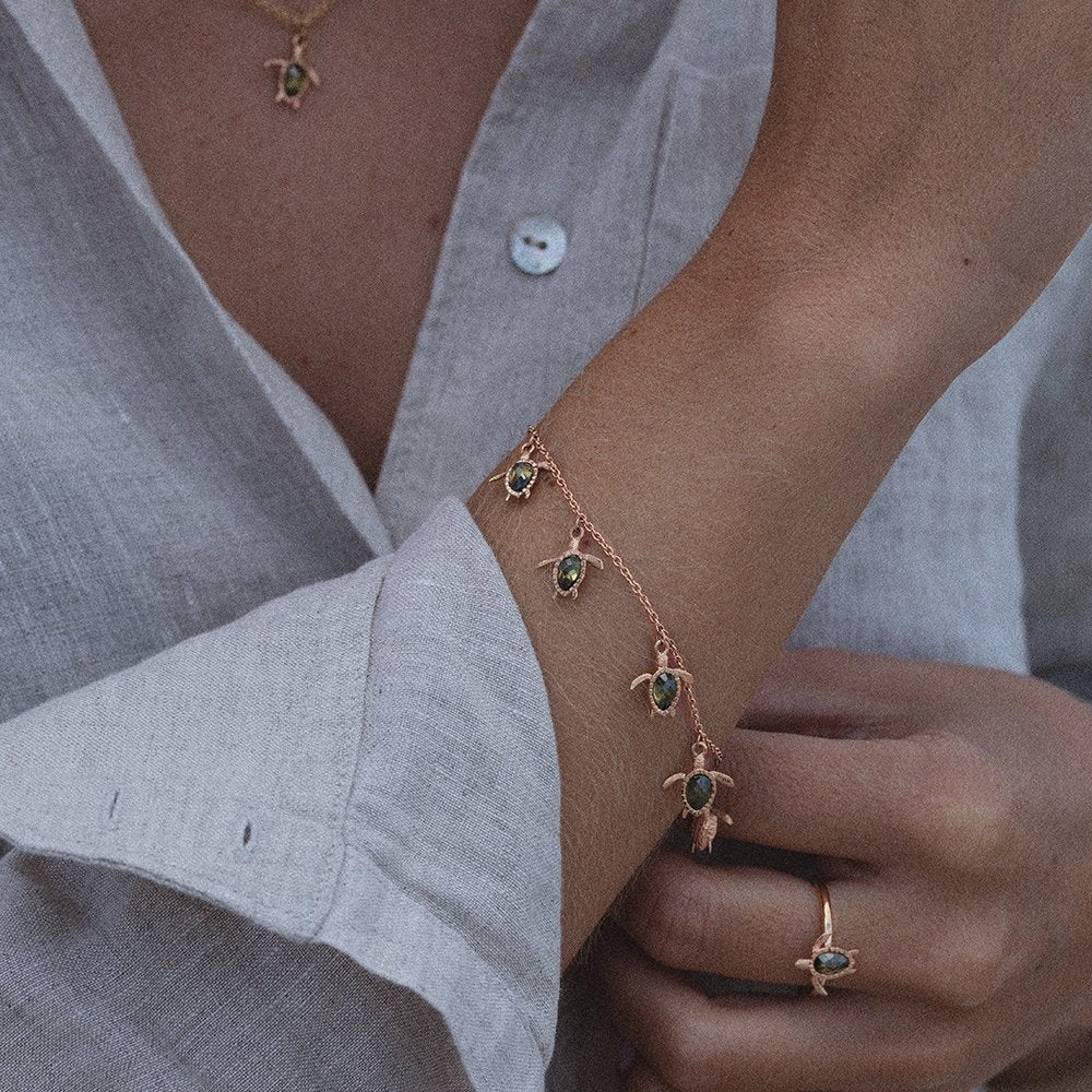Turtle Bracelet マリニウム ローズゴールド - ポールヒューイット日本公式サイト