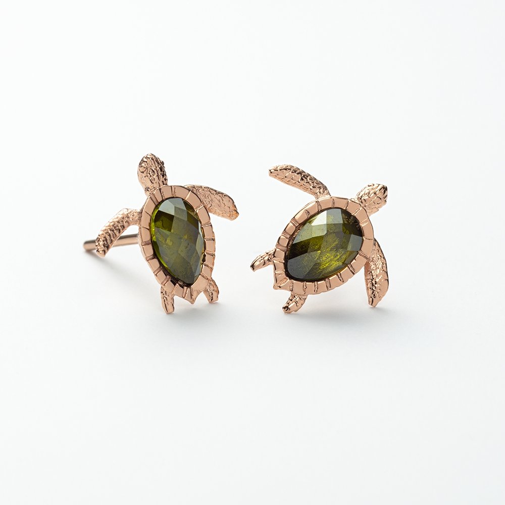 Turtle Earring マリニウム ローズゴールド - ポールヒューイット日本公式サイト