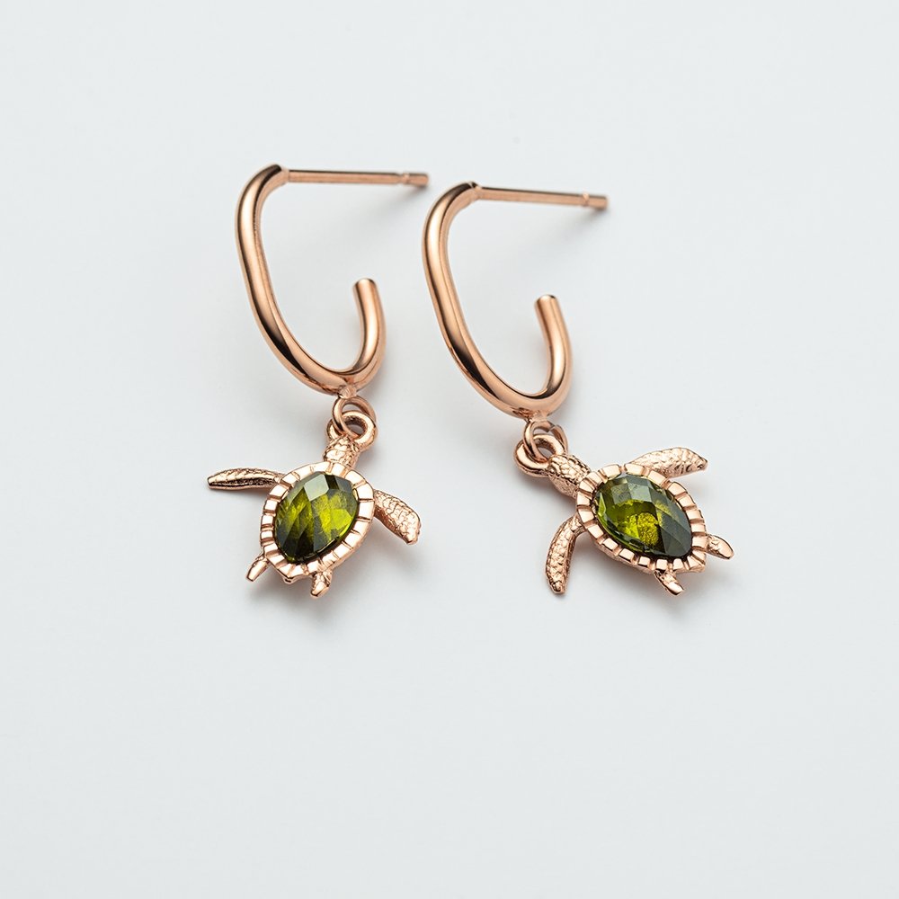 Turtle Hoops Earring マリニウム ローズゴールド - ポールヒューイット日本公式サイト