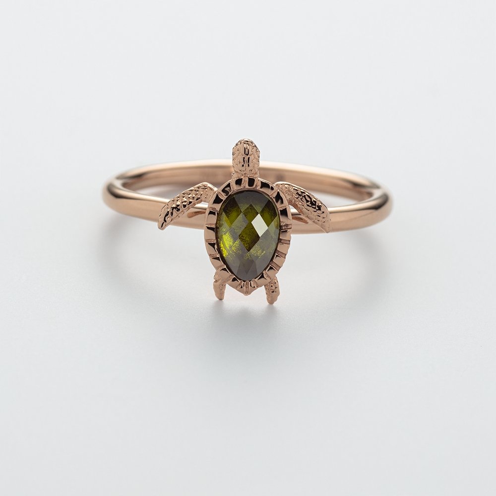 Turtle Ring Rose Gold - マリニウム - ポールヒューイット日本公式サイト