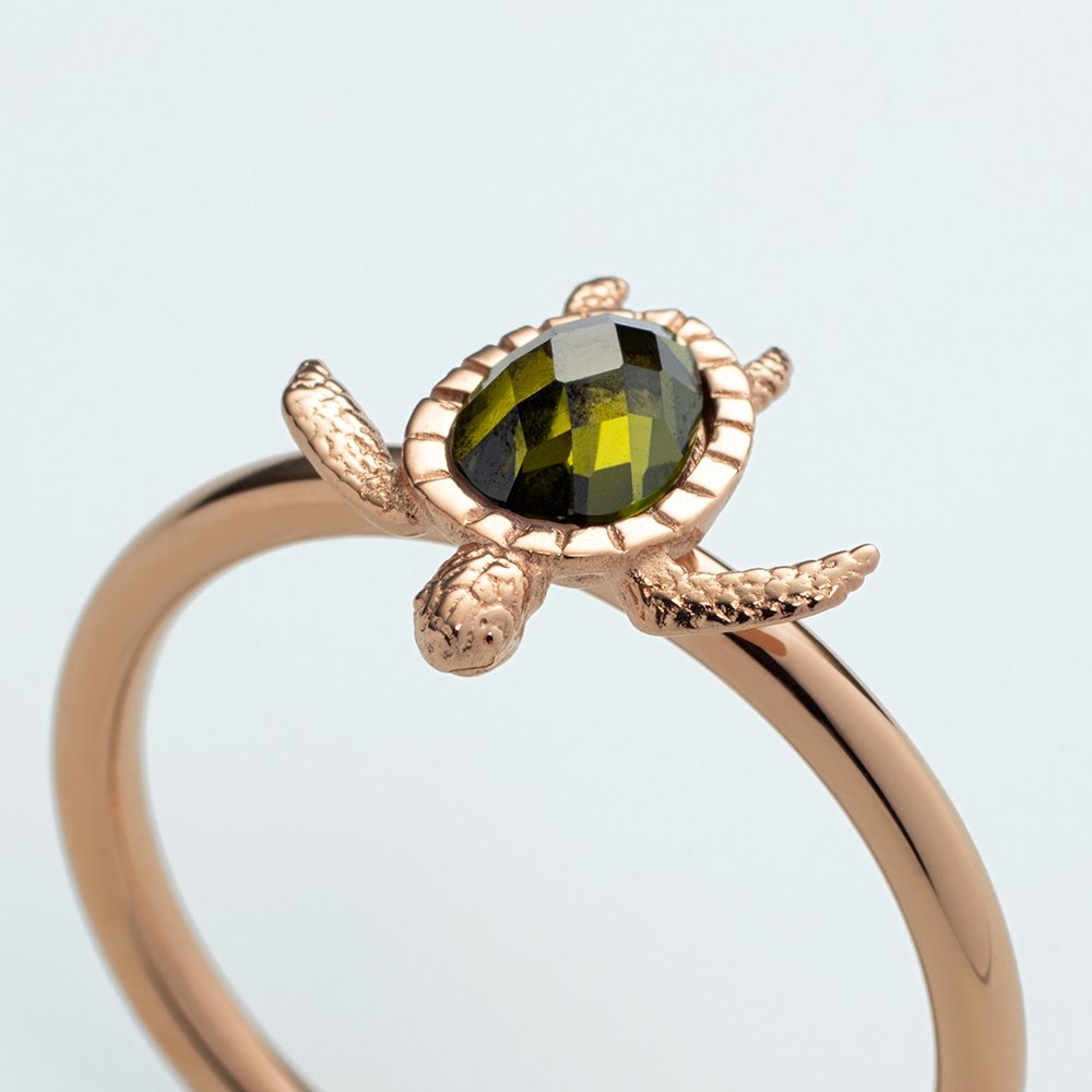 Turtle Ring Rose Gold - マリニウム - ポールヒューイット日本公式サイト