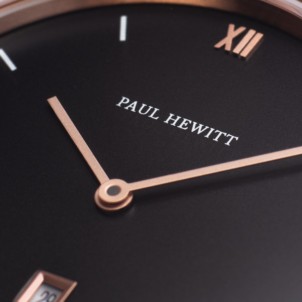 【WEB先行販売】Praia ブラック/ローズゴールドメッシュ - ポールヒューイット日本公式サイト