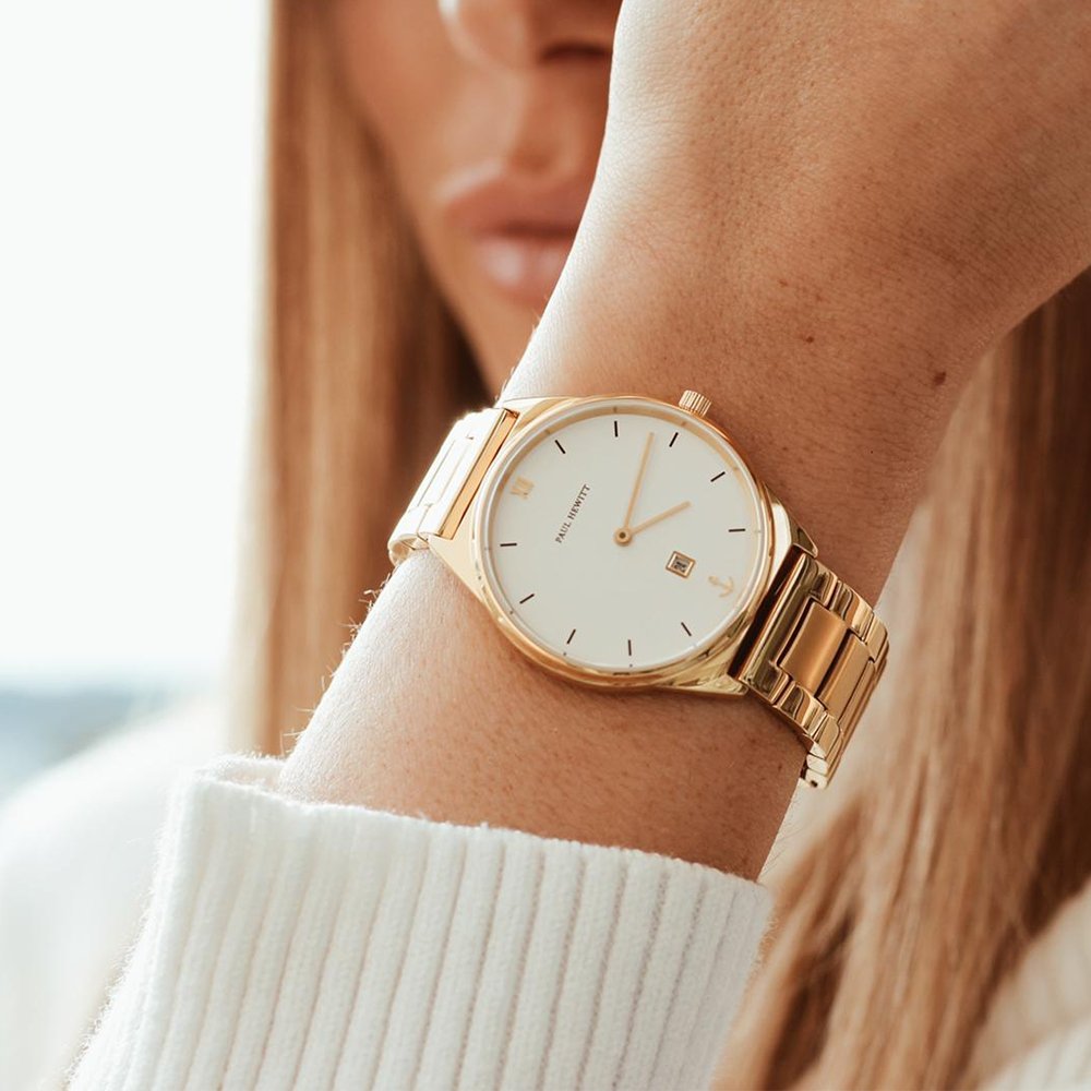 【WEB先行販売】Praia ホワイト/ゴールドメタル - ポールヒューイット日本公式サイト