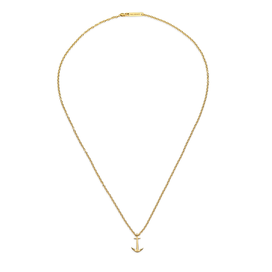 Men Anchor マリニウム Necklace ゴールド