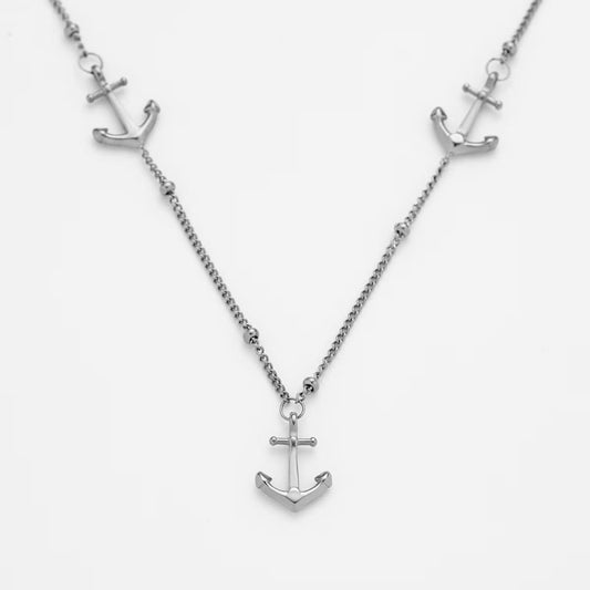 AnchorⅡ-Necklace-シルバー - ポールヒューイット日本公式サイト