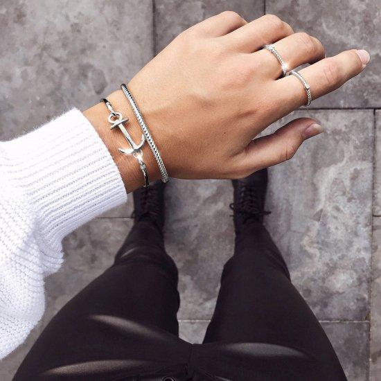 Bracelet Anchor Cuff シルバー - ポールヒューイット日本公式サイト
