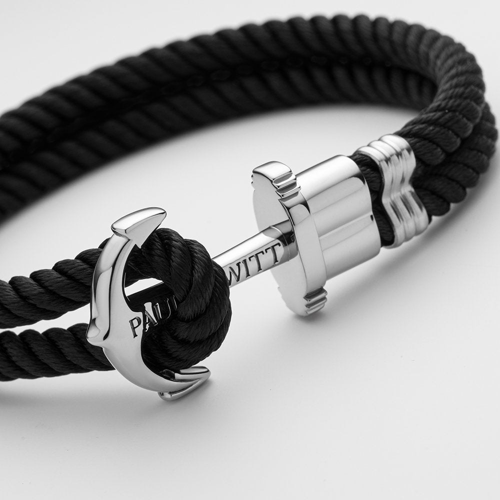 PHREP Bracelet Silver Black マリニウム - ポールヒューイット日本公式サイト