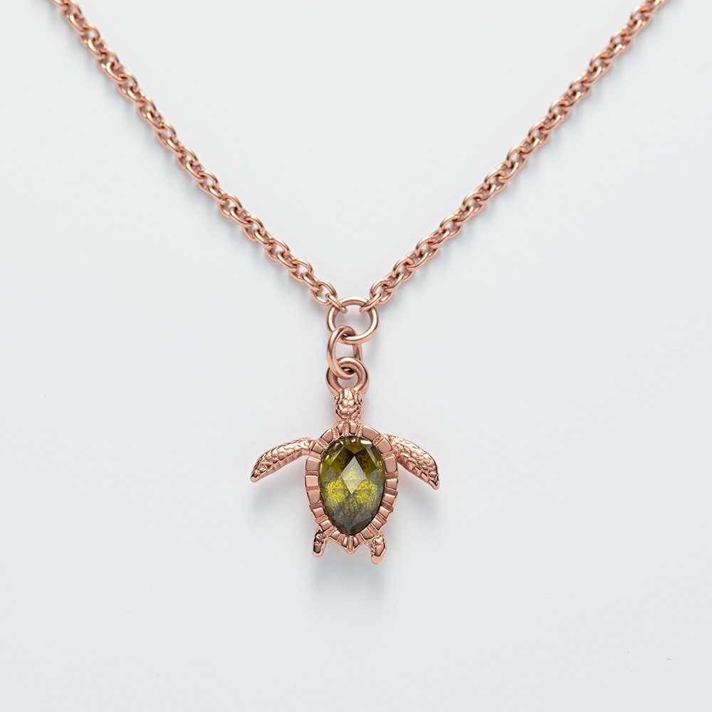 Turtle Mono Necklace Rose Gold マリニウム - ポールヒューイット日本公式サイト
